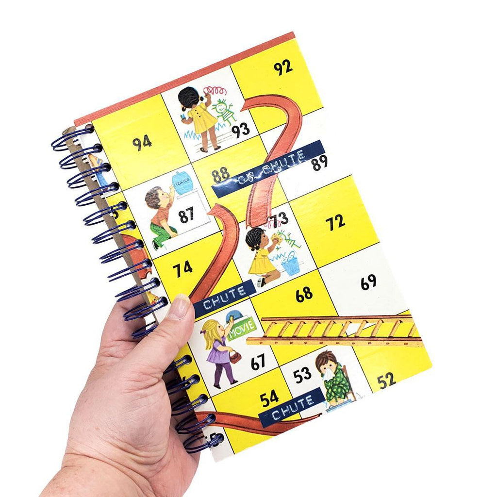 Journal - Vintage Climbing Slides Game (Oh Chute) by Crafty Earth Monkey
