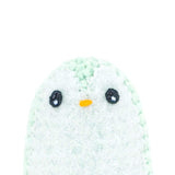 Plush Toy - Small Penguin (Mint with Gray Heart) by Moyo Workshop, image 1 of 6