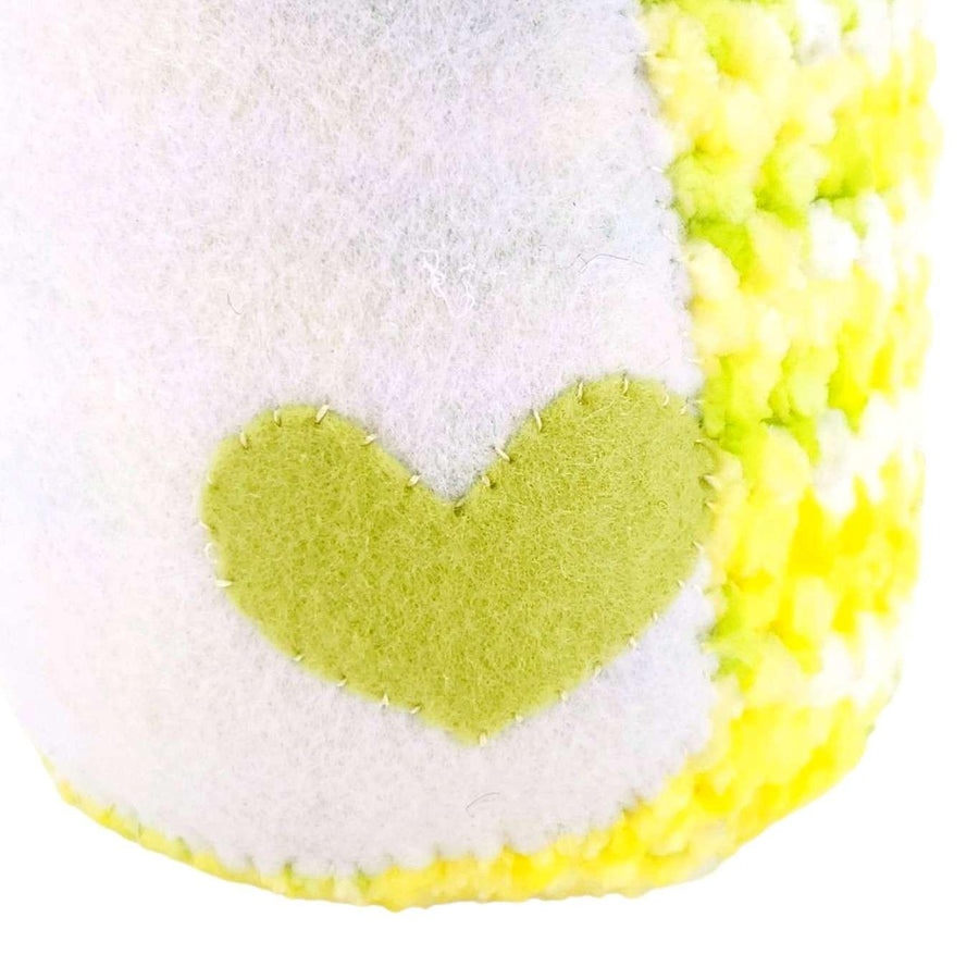 Plush Toy - Large Penguin (Lemon Lime with Green Heart) by Moyo Workshop, image 6 of 7