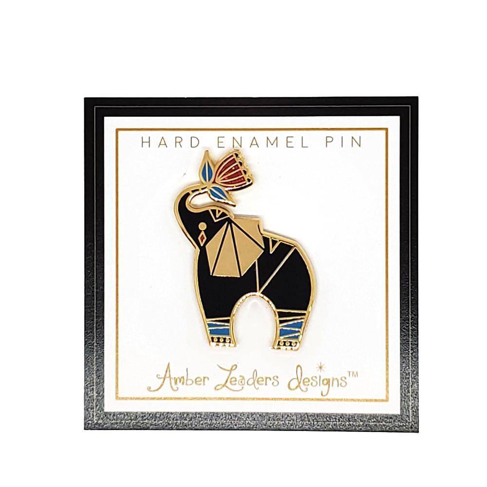 Enamel Pin - Good Luck Elephant by Amber Leaders Designs