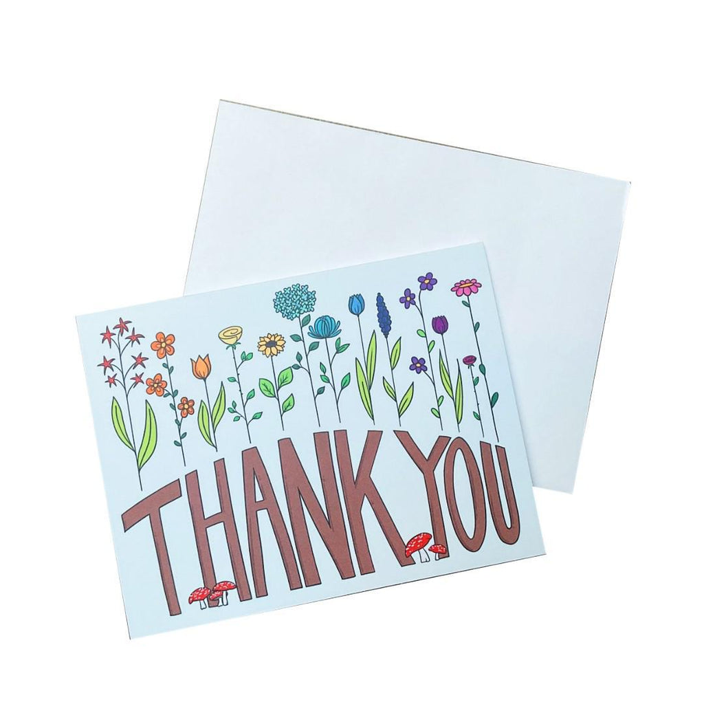 Card - Thank You - Thank You Flowers by World of Whimm
