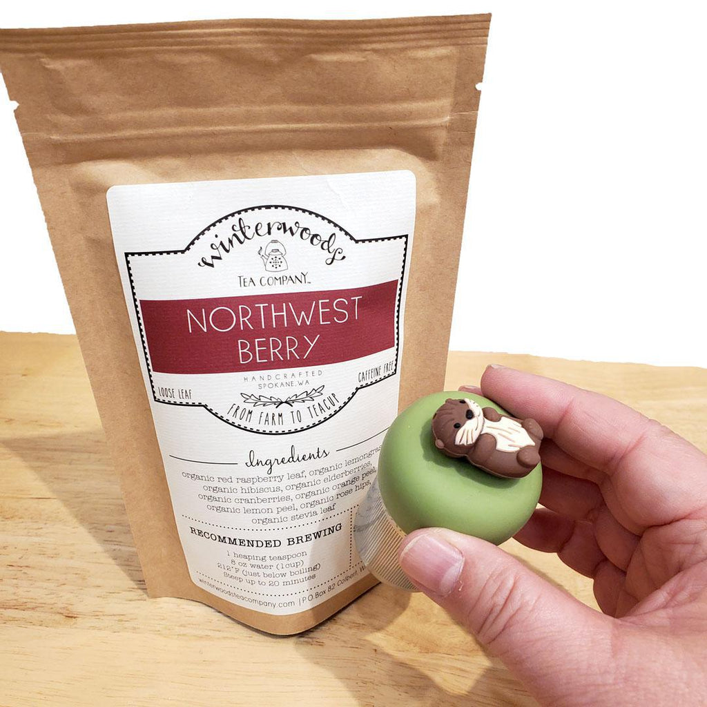 Gift Bundle – Northwest Berry Tea & Otter Infuser Set