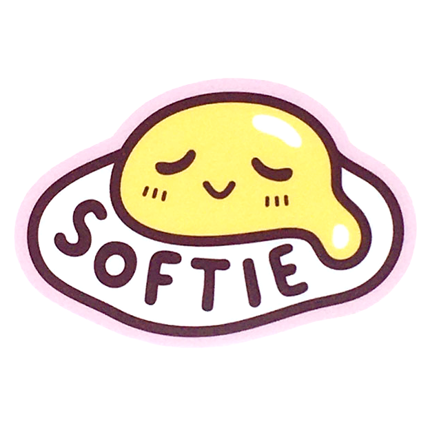 Vinyl Stickers - Softie Egg by Mis0 Happy