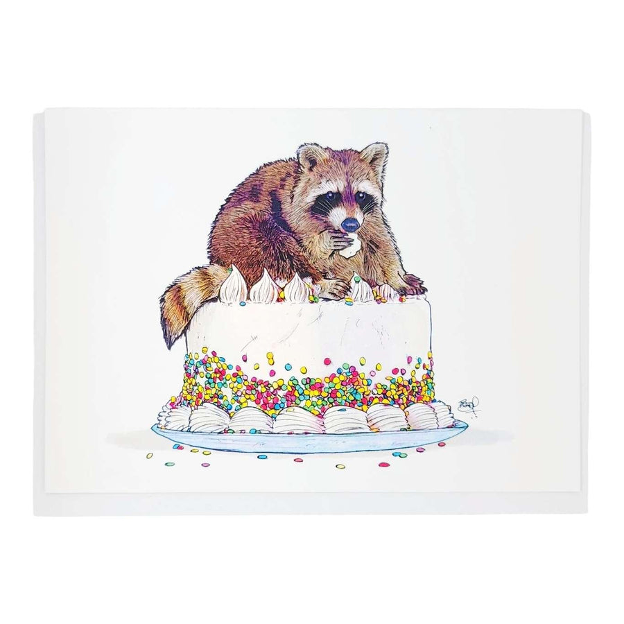 Card - Birthday - Birthday Bandit (Raccoon) by Shawn Braley, image 1 of 2