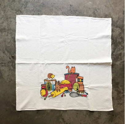 Tea Towel - Baking Buddies by Everyday Balloons Print Shop
