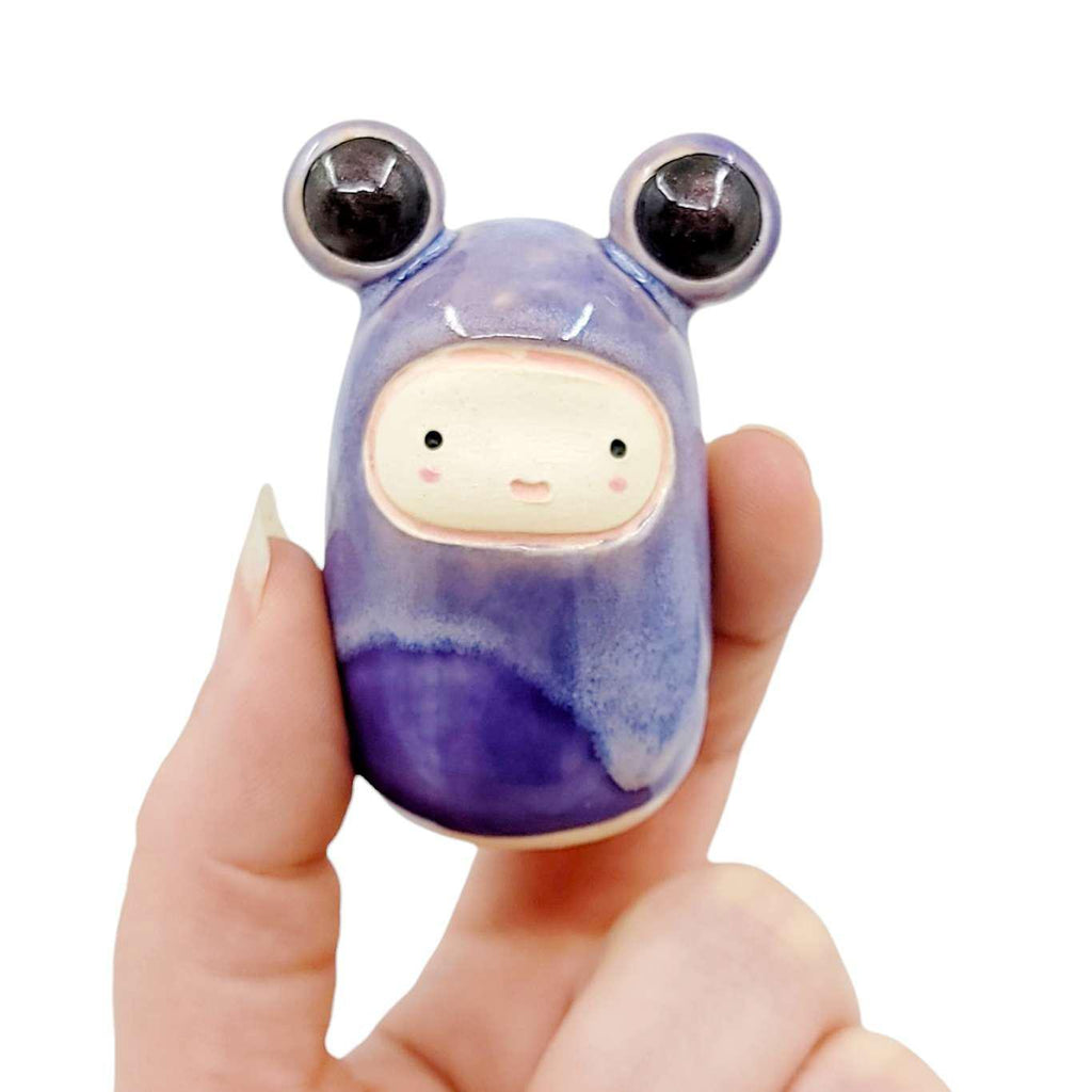 Figurine - Wonder Frog (Pink or Purple) by Ginger Drop Lab