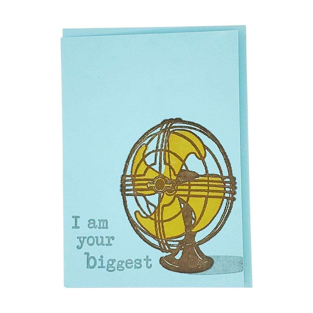 Card - Encouragement - I'm Your Biggest Fan by Ilee Papergoods