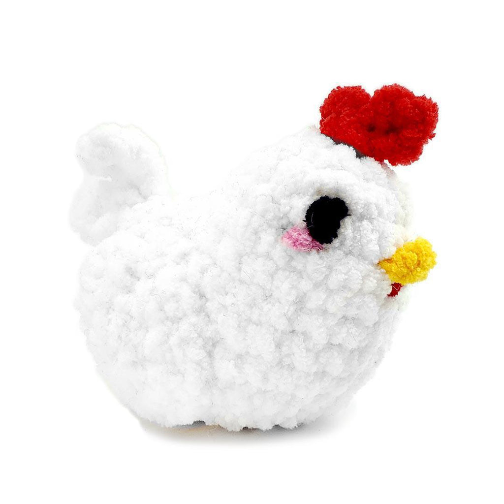 Plush Toy - Lil’ Hen (White) by Crittercrafts