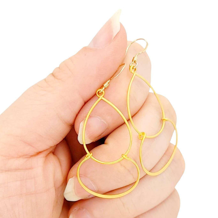 Earrings - Serena Dangles (14k Gold Fill) by Foamy Wader