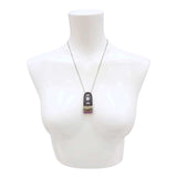 Necklace - Jasper Moons Crystal (Gunmetal) by Fernworks, image 7 of 7