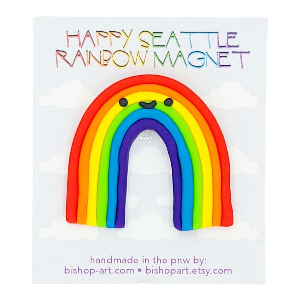 Magnet - Happy Rainbow Arch by bishopart