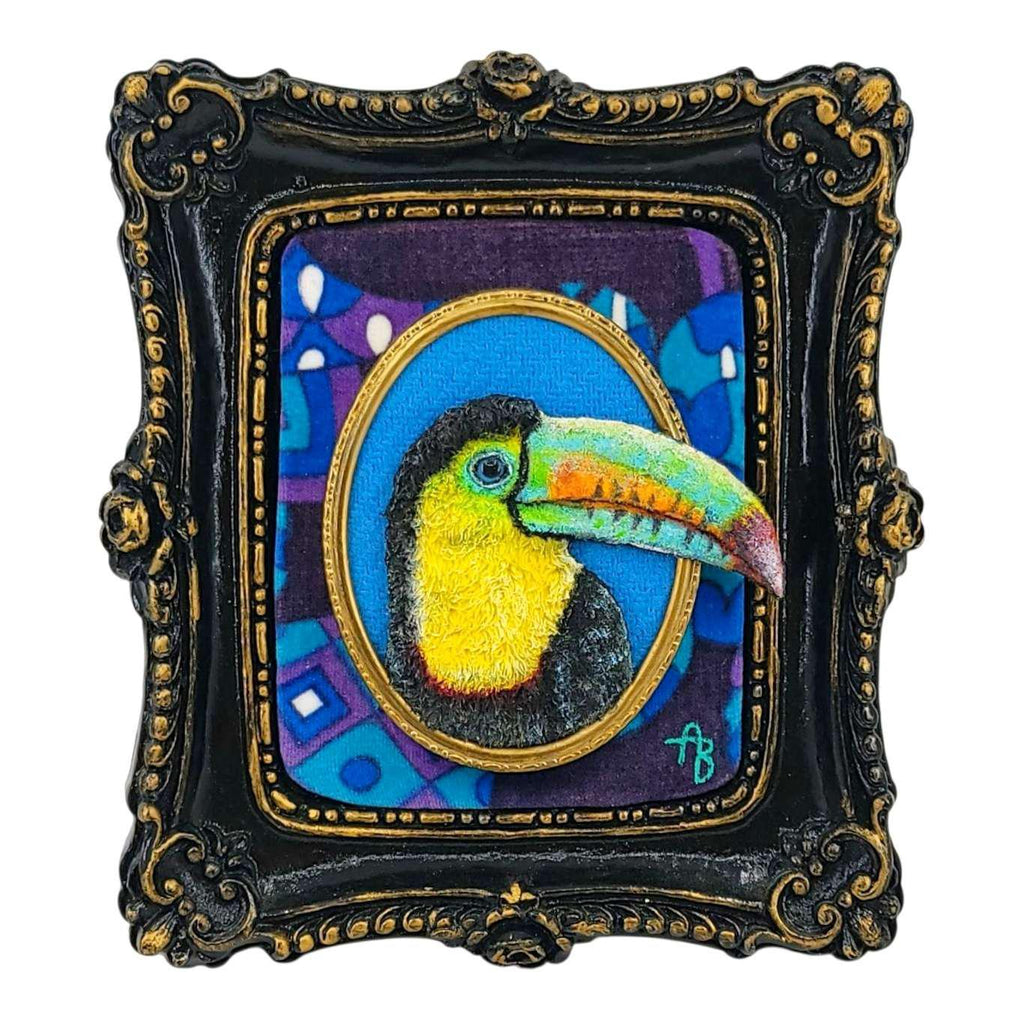 Applique Art - Toucan (OOAK) by Chubby Bunny
