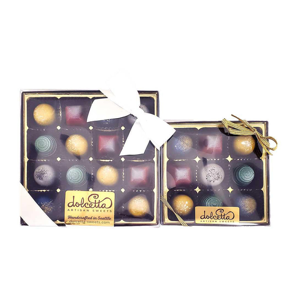 Holiday Bonbons - 9 Piece Holiday Assortment by Dolcetta Artisan Sweets