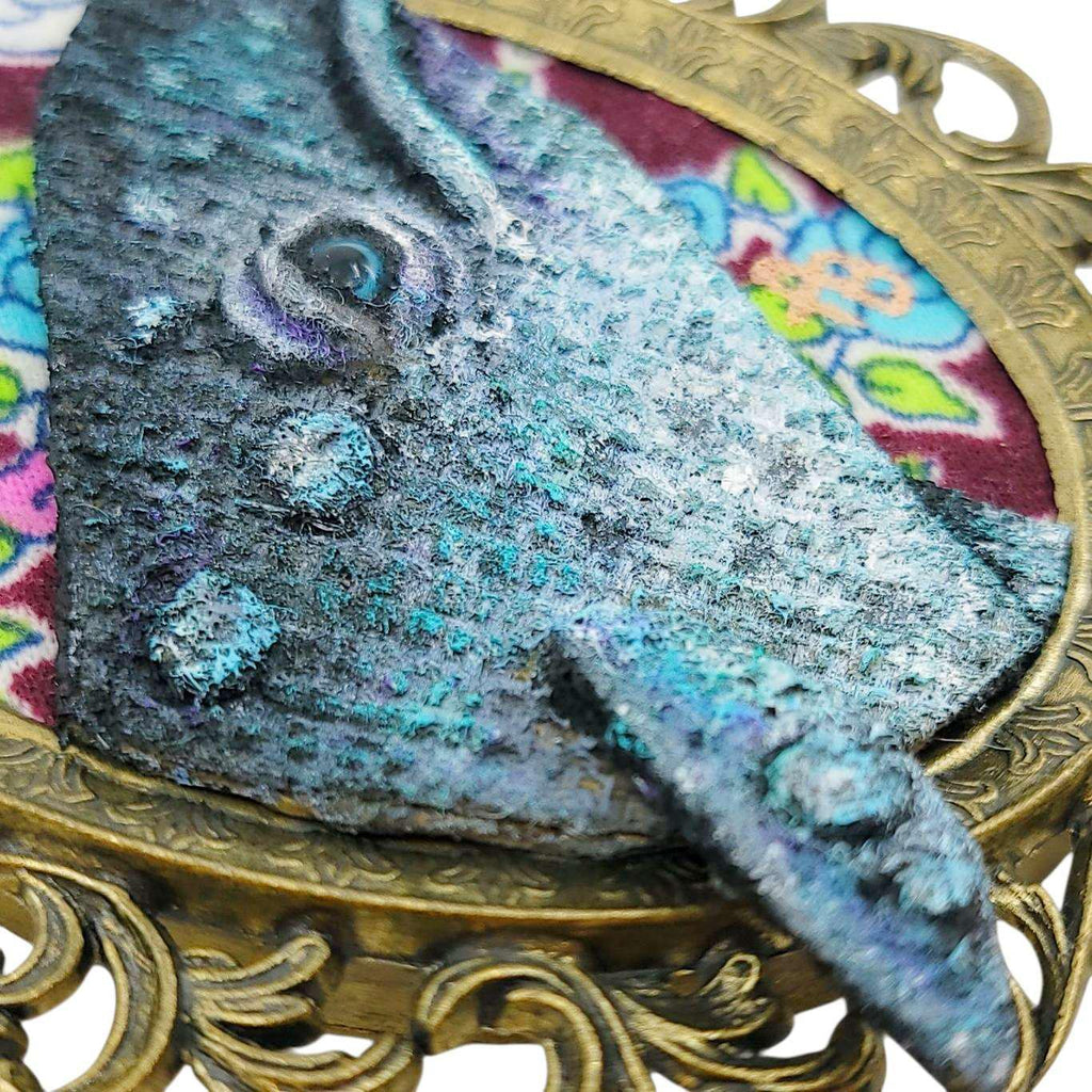 Applique Art - Narwhal (OOAK) by Chubby Bunny