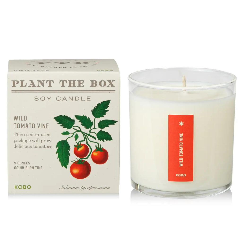 Candle - Wild Tomato Vine with Plantable Box by KOBO