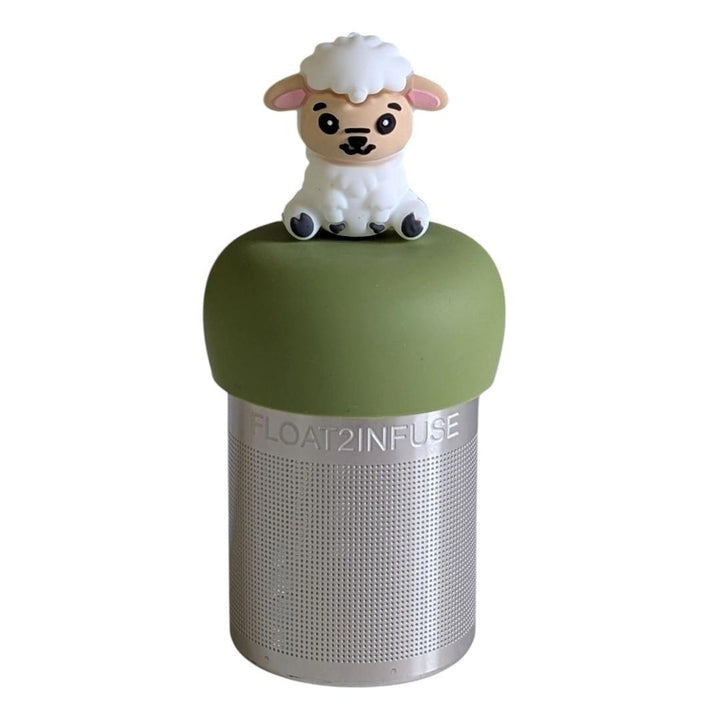 Tea Infuser - Fluffy White Sheep (Green Base) by Float2Infuse