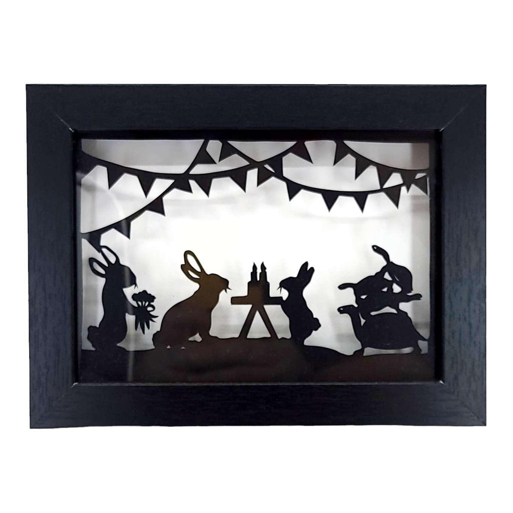 Papercut Art - Birthday Wishes & Lucky Feet by Squirrel Tacos Papercuts