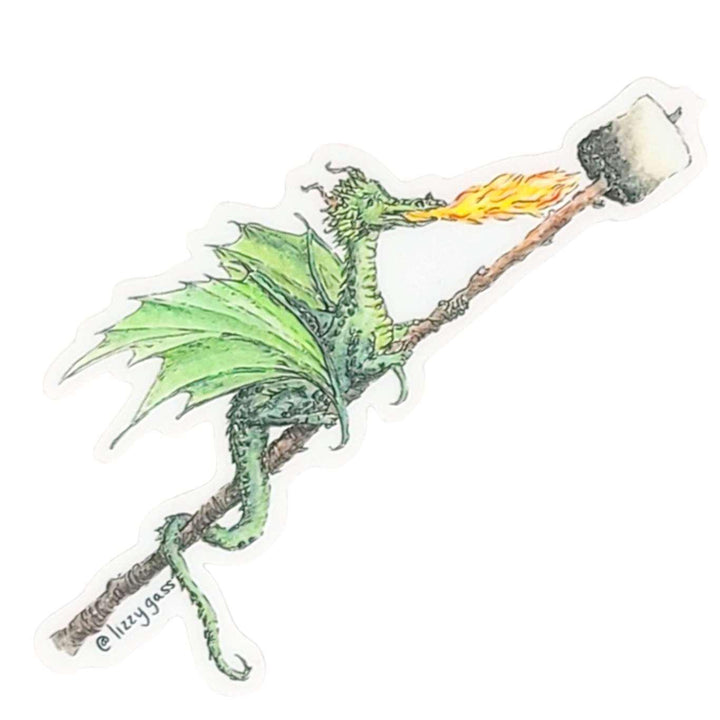 Sticker - S'mores Dragon by Lizzy Gass