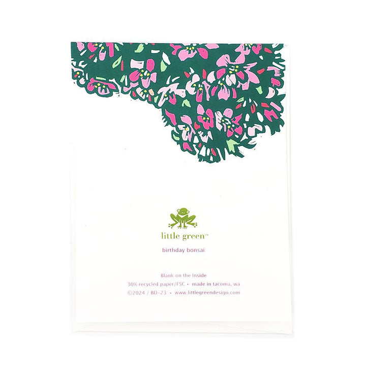 Card - Birthday - Japanese Bonsai by Little Green