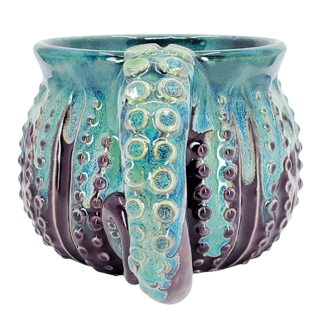 Mug - Octopus (Purple and Turquoise) by Beach Baby Ceramics