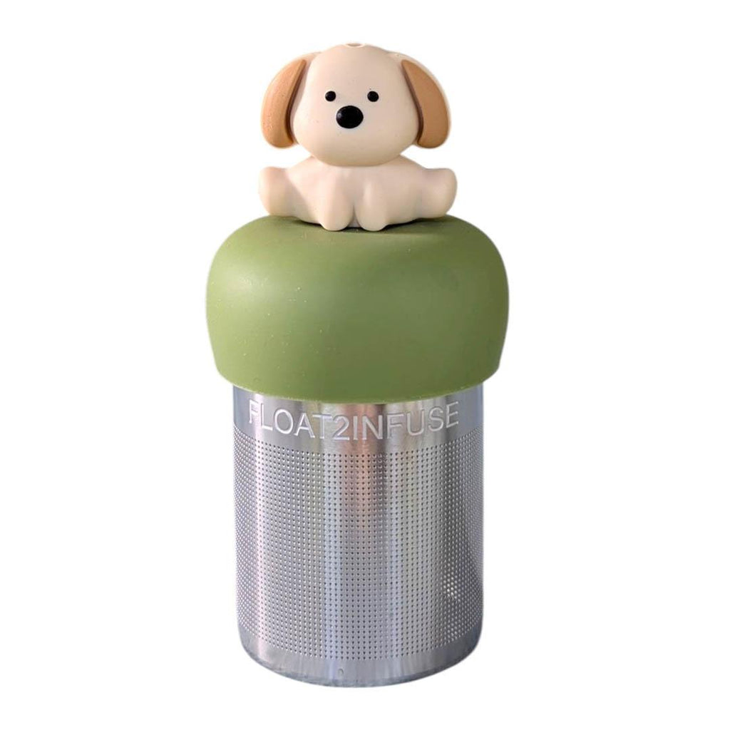 Tea Infuser - Beige Dog (Green Base) by Float2Infuse
