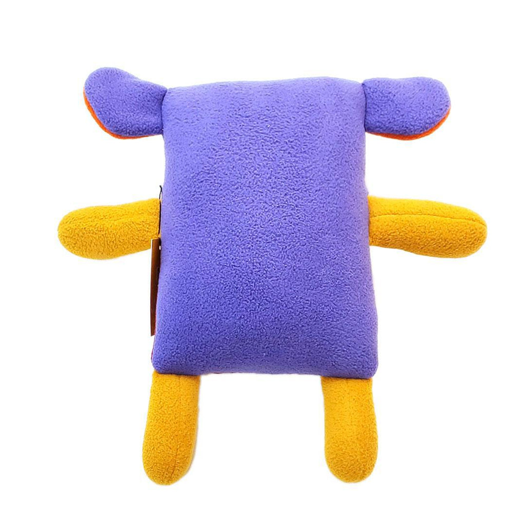 Plush - Large Squared Creature (Purple Orange Pink Diagonal) by Mr. Sogs