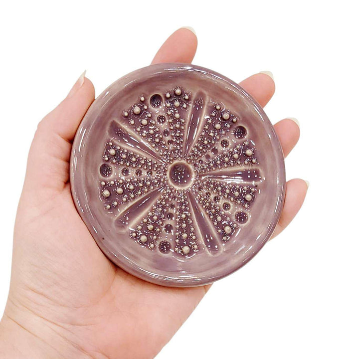 Grater - Sea Urchin (Dusty Purple) by Beach Baby Ceramics