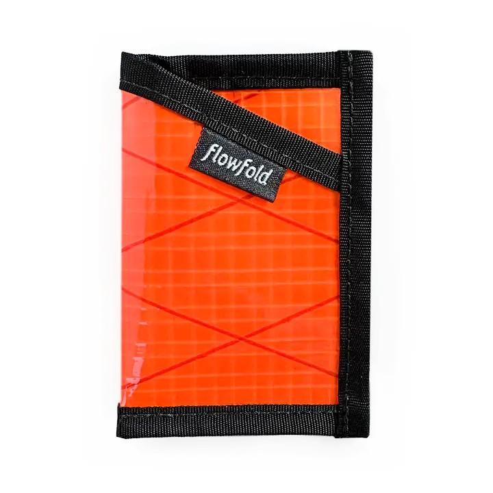 Wallet - Minimalist Card Holder - Orange - by Flowfold
