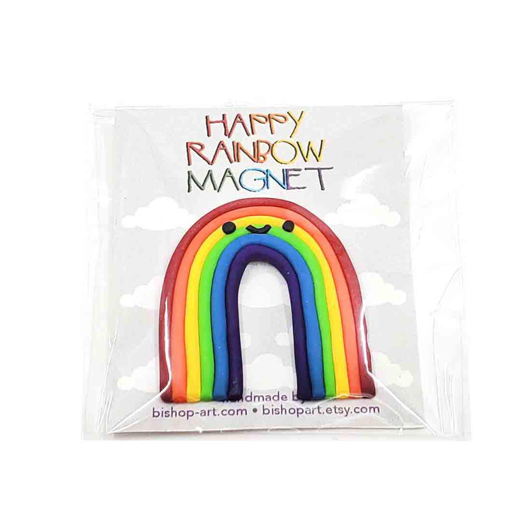 Magnet - Happy Rainbow Arch by bishopart