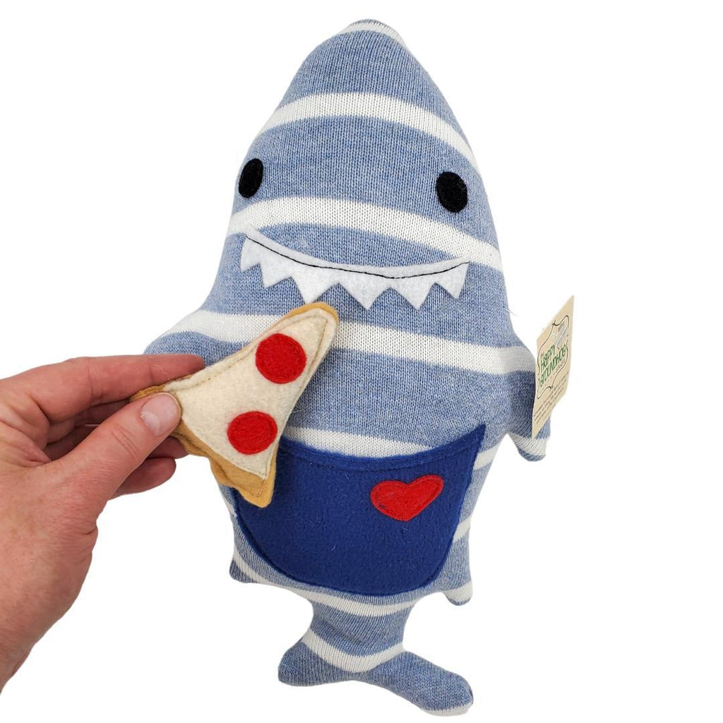 Plush - Shark with Pizza Slice by Happy Groundhog Studio