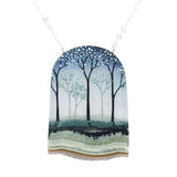 Necklace - Forest Crystal (Sterling Silver) by Fernworks, image 8 of 9