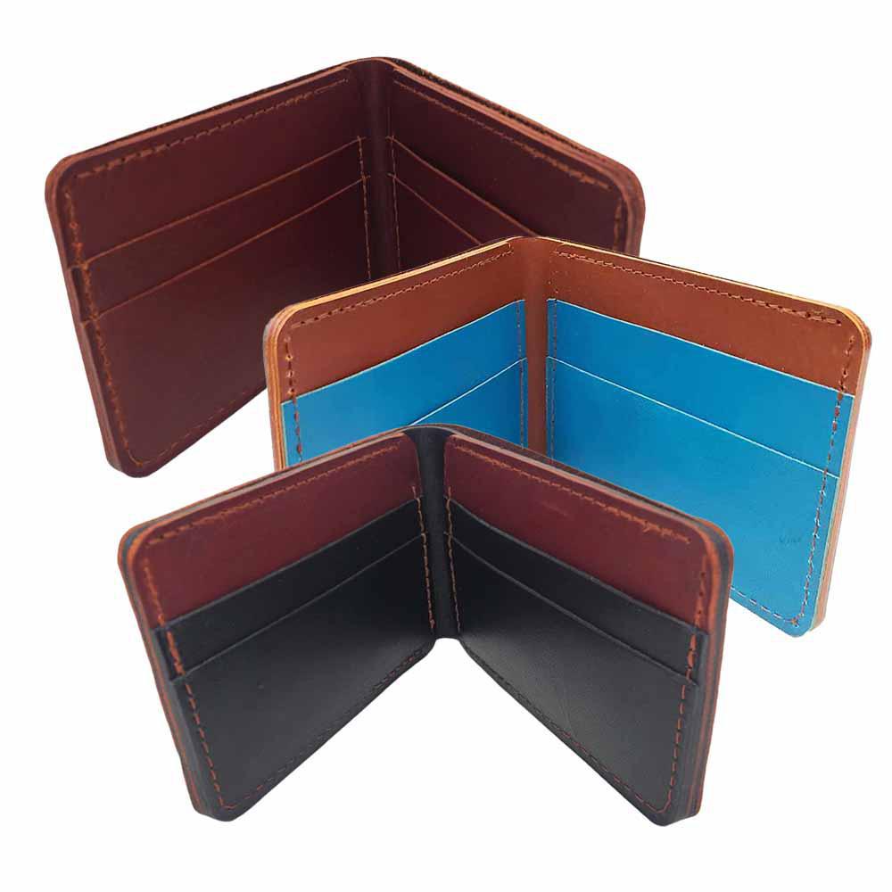 Bifold Wallets - Brown Leather (Assorted Colors) by Hold Supply Company