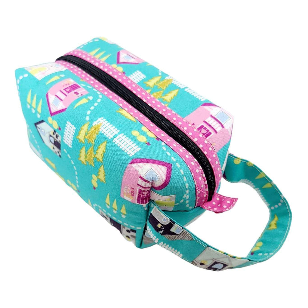 Bag - Small Boxy Pouch in Neighborhood Stroll by Belly of a Whale