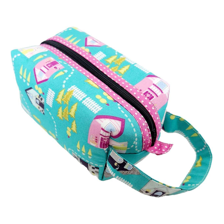 Bag - Small Boxy Pouch in Neighborhood Stroll by Belly of a Whale