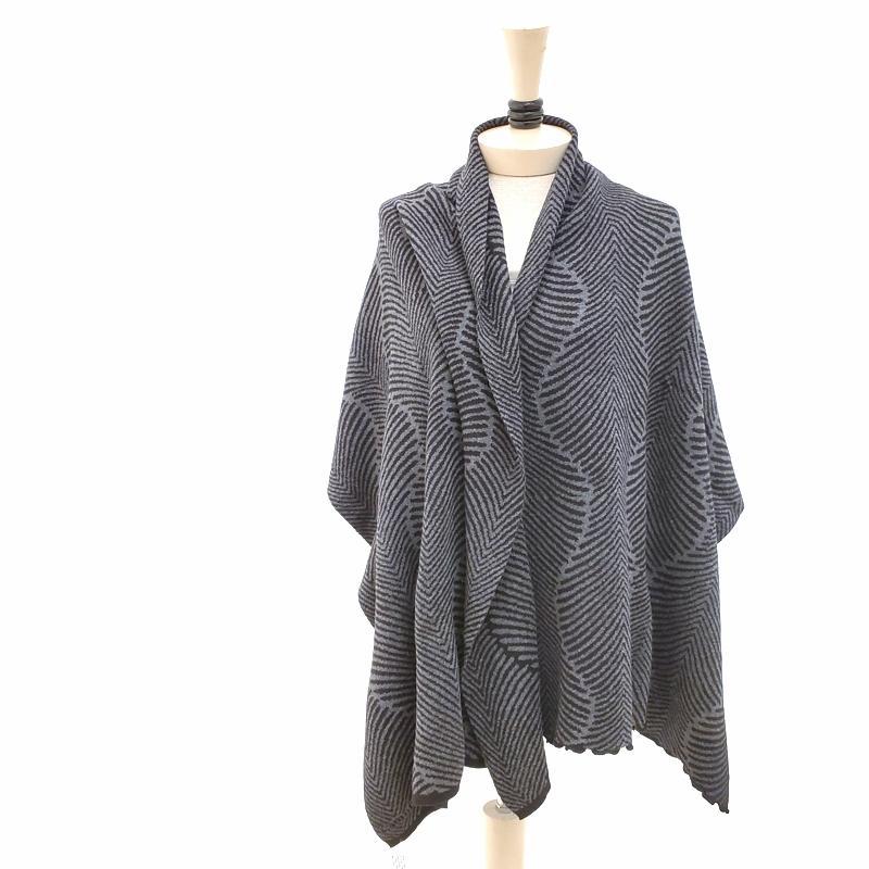 Wrap - Forest Fern in Charcoal Gray and Black by Liamolly