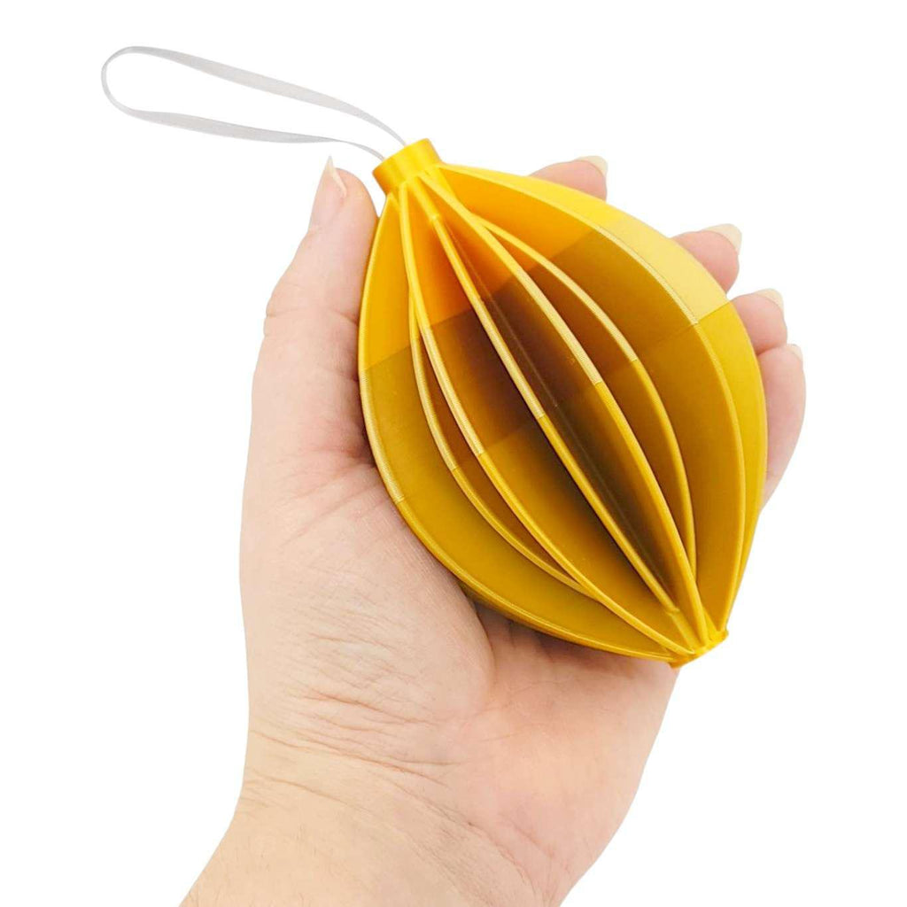 Ornament - Gold (Assorted Styles) by Rosebud Homegoods