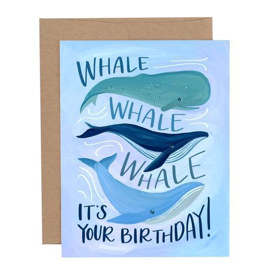 Card - Birthday - Whale Whale Whale It's Your Birthday by 1Canoe2