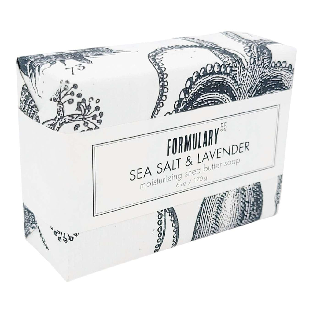 Soap 6oz - Shea Butter Bath Bar - Sea Salt & Lavender by Formulary 55