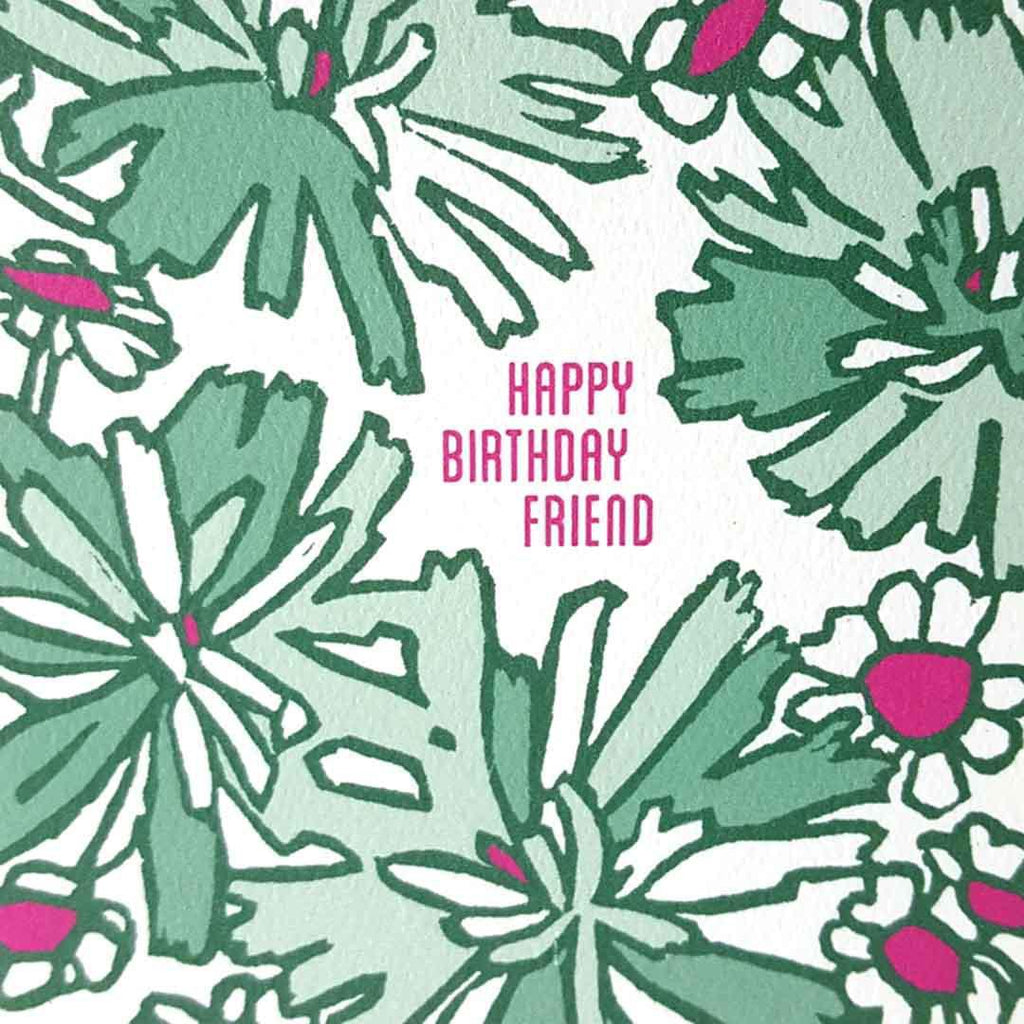 Card - Birthday - Friend Happy Birthday by Little Green