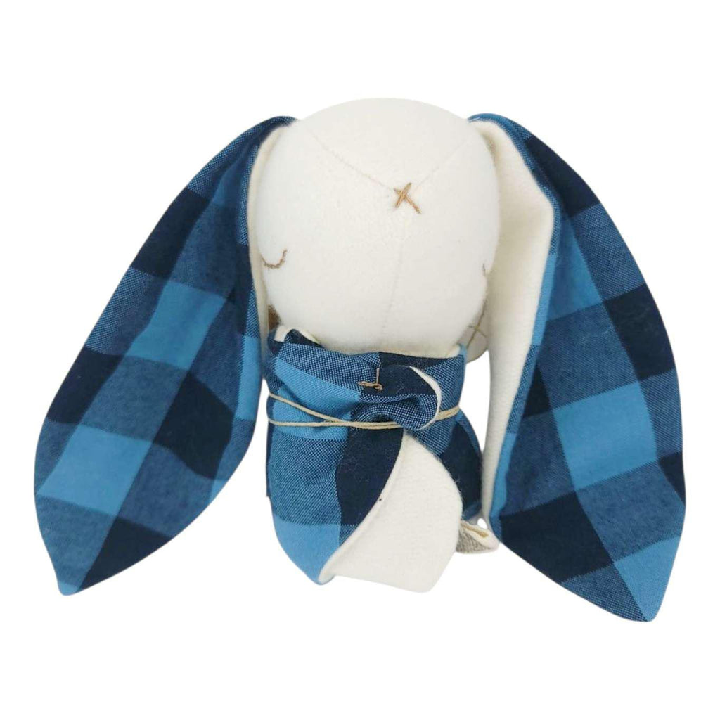 Plush - Bunny Snuggle Lovey (Carolina Indigo) by The Bird & Elephant