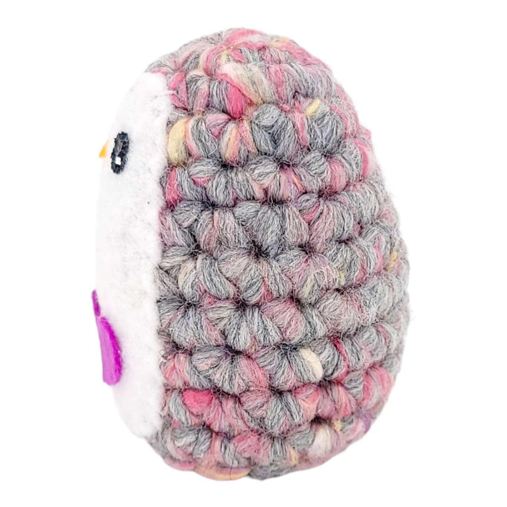 Plush Toy - Small Penguin (Pink Gray with Magenta Heart) by Moyo Workshop