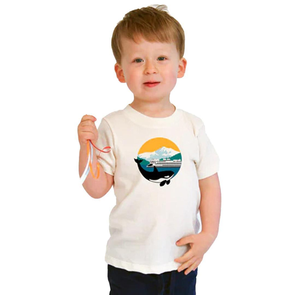 Kids Tee - Mountain Ferry Orca by Orange Twist