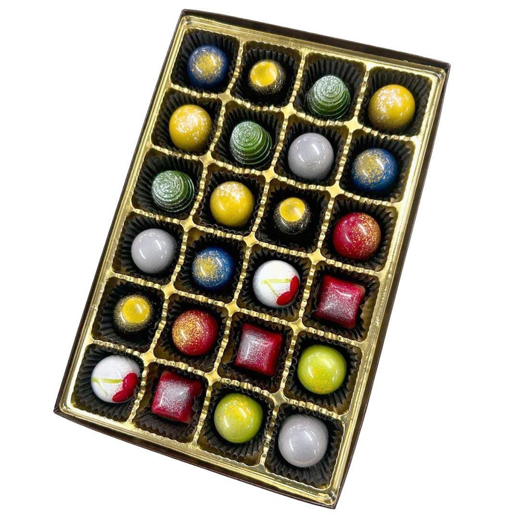 Chocolate Bonbons - 24 Piece Bonbon Holiday Assortment by Dolcetta Artisan Sweets