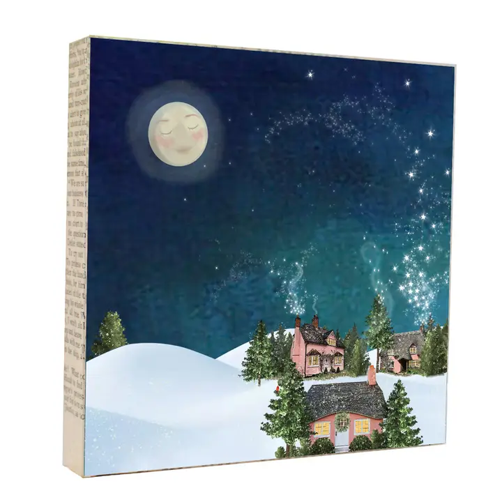 Art Block - Pink Cottages by MKC Photography