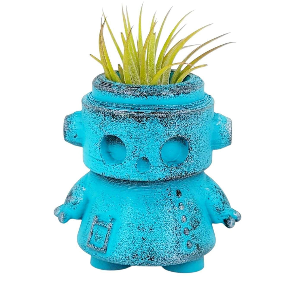 Planter - Bot-Pot No. 1 (Blue Rivets) by Bot Pots