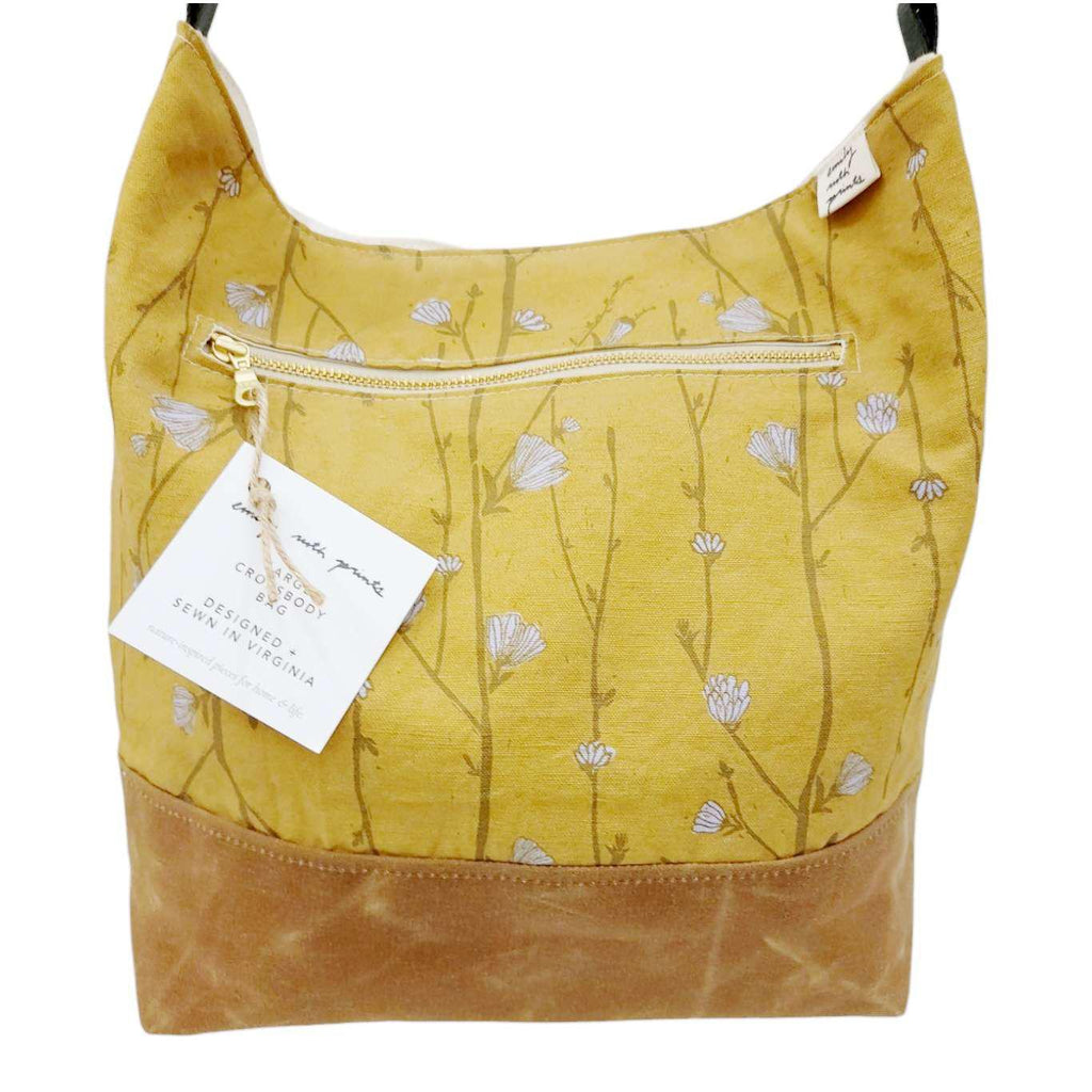 Bag - Large Cross-Body (Chicory) by Emily Ruth Prints