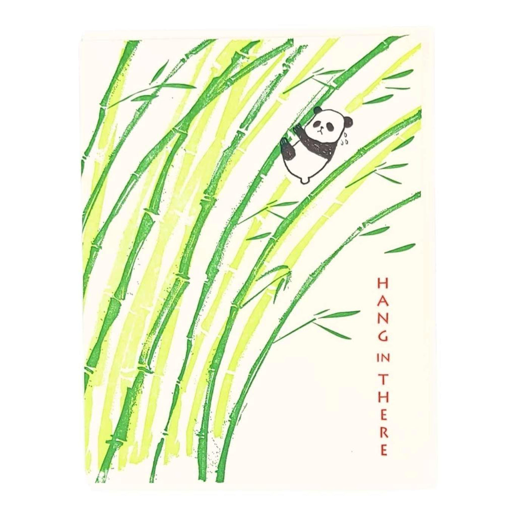 Card - All Occasion - Hang In There Panda by Ilee Papergoods