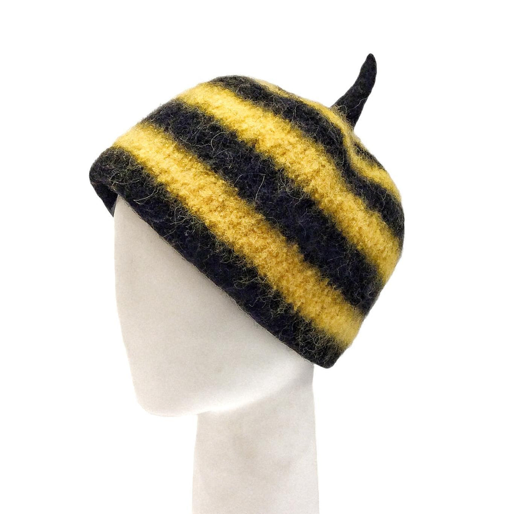 Hat - Bee Butt Felted Wool Cap (Assorted Sizes) by Snooter-doots