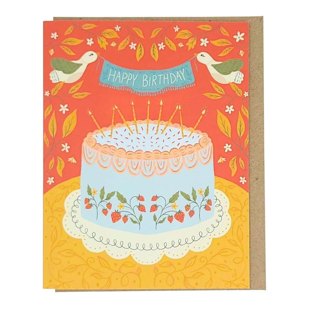 Card - Birthday - Strawberry Cake by Amicreative