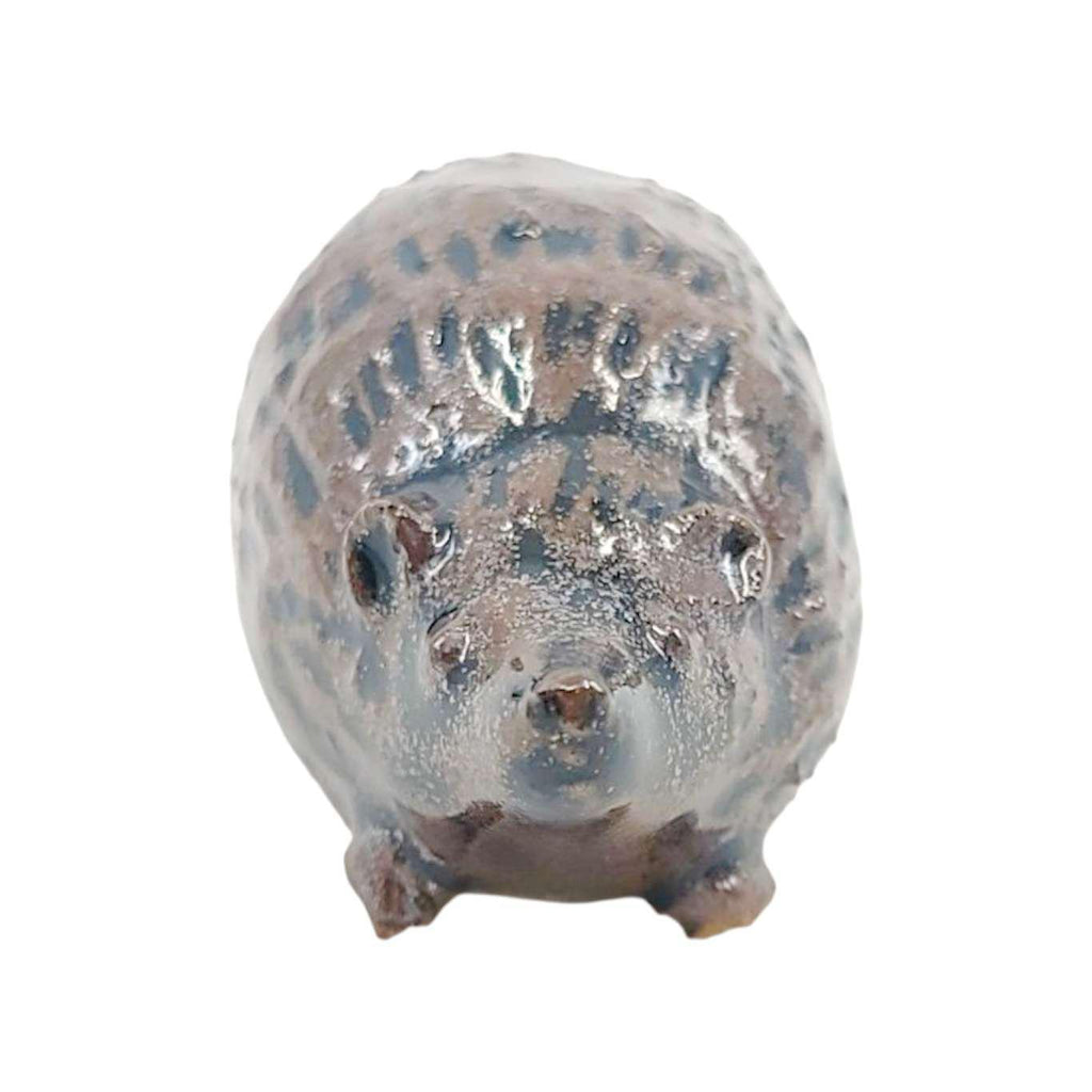Collectible - Tea Pet Figurine (Brown Hedgehog) by Mist Ceramics
